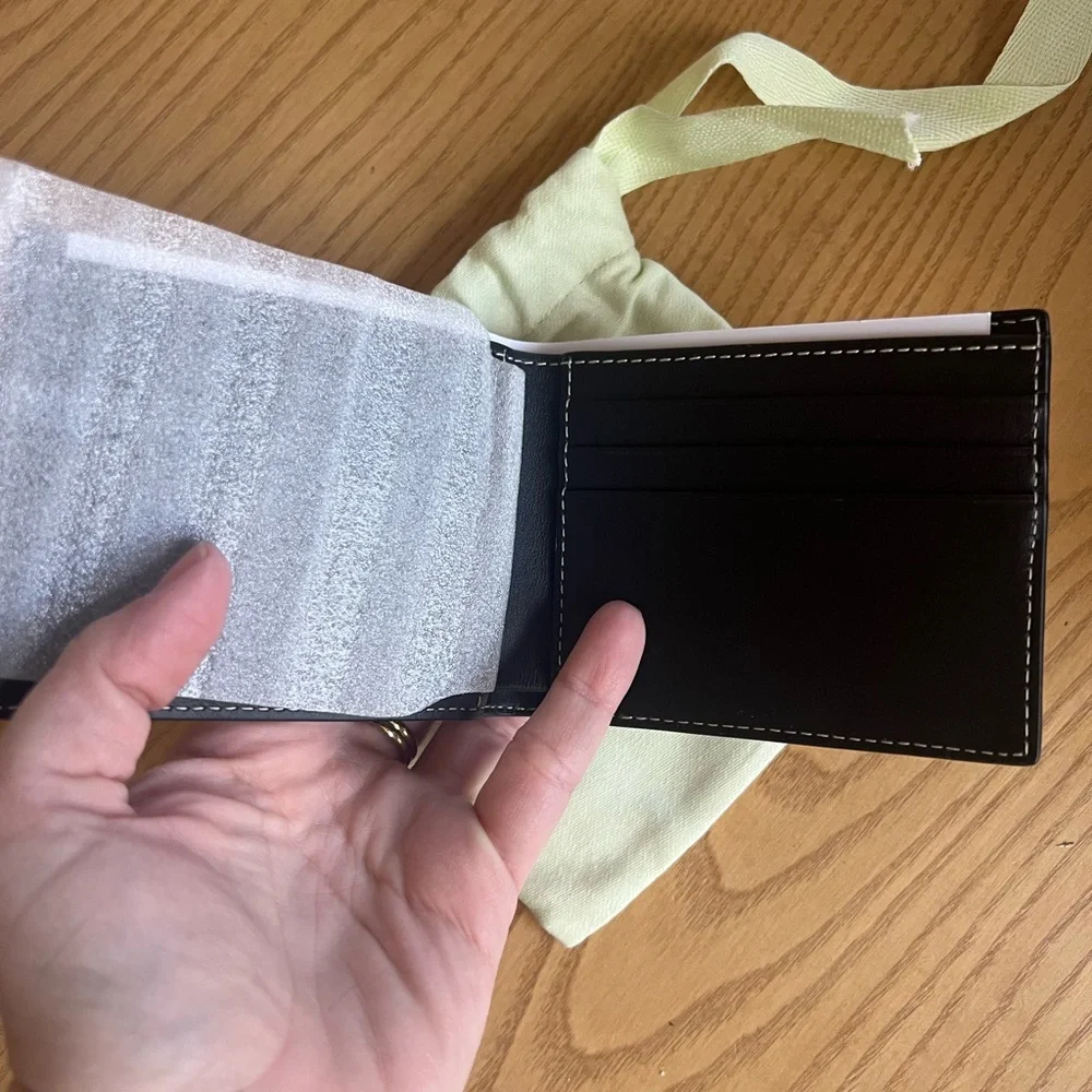 Burberry Brown and Black Checkered Men's Wallet